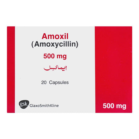 GSK Amoxil Capsule, 500mg, 1-Strip - Image 2