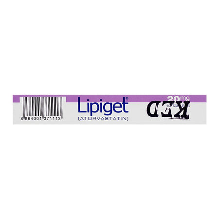 Getz Pharma Lipiget Tablet, 20mg, 10-Pack - Image 4