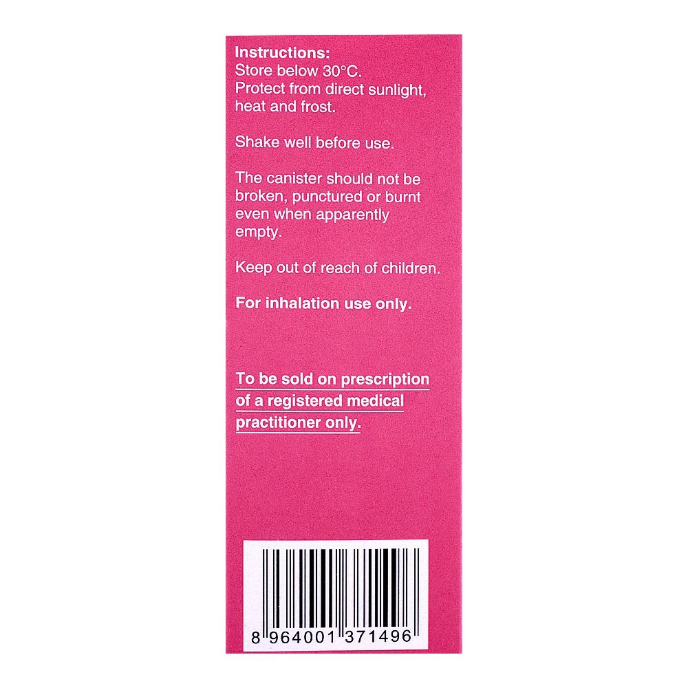 Getz Pharma Xaltide HFA Inhaler, 100mcg+50mcg, 200 Metered Doses - Image 4