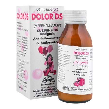 Adamjee Pharmaceuticals Dolor DS Suspension, 60ml - Main Image