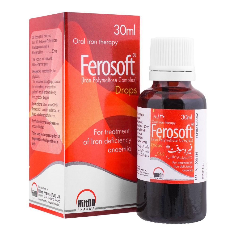 Hilton Pharma Ferosoft Drop, 30ml - Main Image