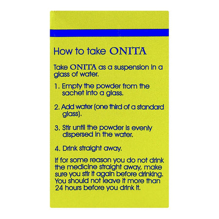 Onita Sachet 2g, Box (7 Sachets) - Image 2