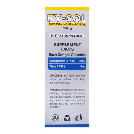 SanCura Pharma FY-Sol Dietary Supplement Capsule, 500mg, 30-Pack - Image 3