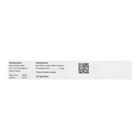 Sante Pharma Hairfin Tablet, 1mg, 30 Tablets - Image 3