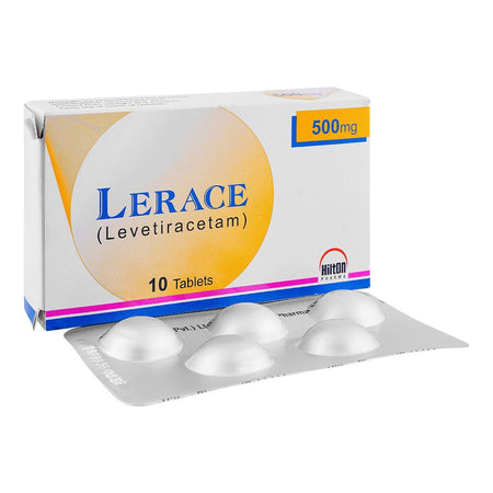 Hilton Pharma Lerace Tablet, 500mg, 10-Pack - Main Image