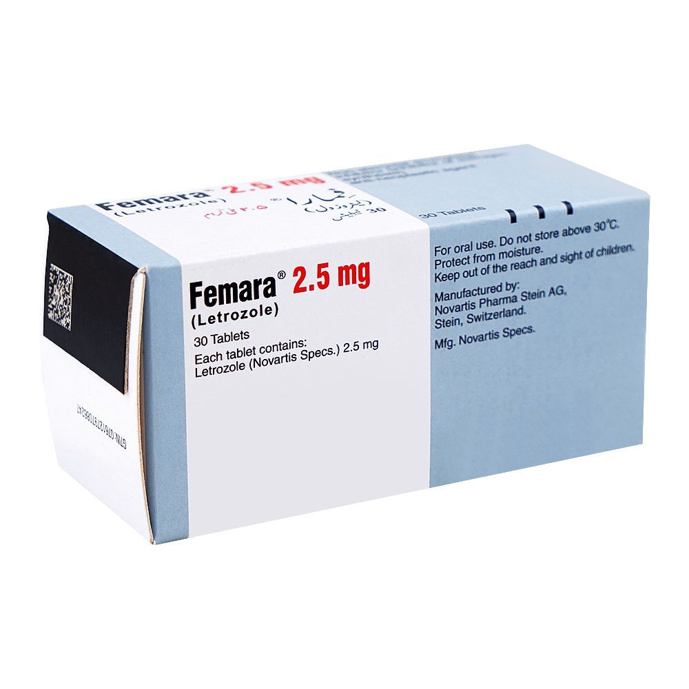 Novartis Pharmaceuticals Femara Tablet, 2.5mg, 30-Pack - Main Image
