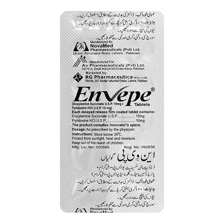 NovaMed Pharmaceuticals Envepe Tablet, 10mg, 1-Strip - Image 5