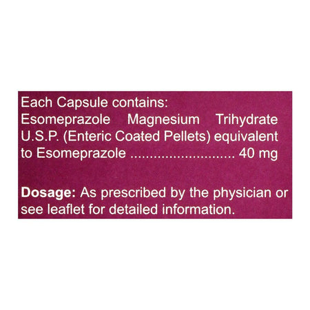 Searle Ezium Capsule, 40mg, 14-Pack - Image 3
