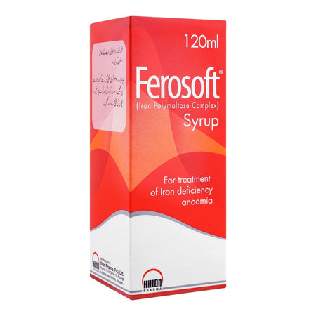 Hilton Pharma Ferosoft Syrup, For Treatment Of Iron Deficiency Anaemia, 120ml - Image 2