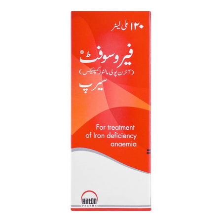 Hilton Pharma Ferosoft Syrup, For Treatment Of Iron Deficiency Anaemia, 120ml - Image 3
