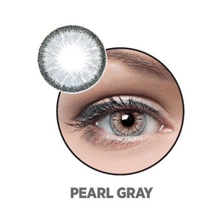Optiano Soft Color Contact Lenses, Pearl Grey - Main Image