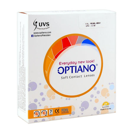 Optiano Soft Color Contact Lenses, Pearl Grey - Image 2