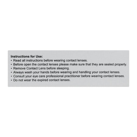 Optiano Soft Color Contact Lenses, Pearl Grey - Image 4
