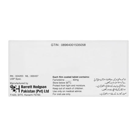 Barrett Hodgson Acicon Tablet, 40mg, 10-Pack - Image 2