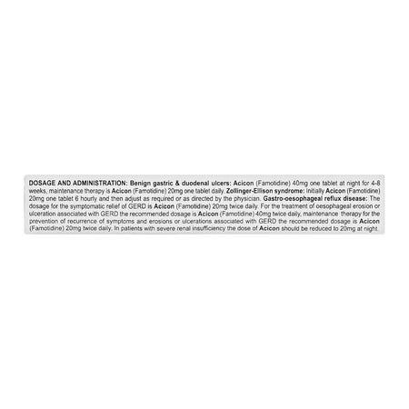 Barrett Hodgson Acicon Tablet, 40mg, 10-Pack - Image 4