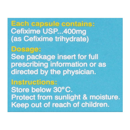 Getz Pharma Cefiget Capsule, 400mg, 5-Pack - Image 4
