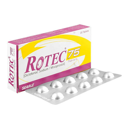 Searle Rotec Tablet, 75mg, 1-Strip - Main Image