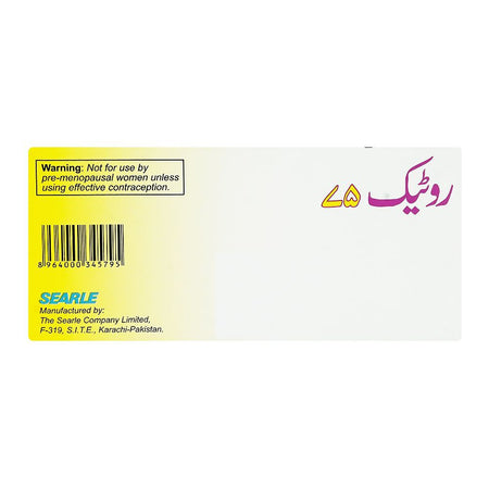 Searle Rotec Tablet, 75mg, 1-Strip - Image 2