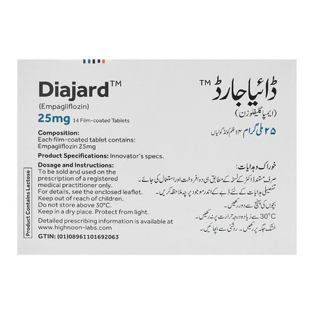 Diajard Tablet, 25mg - Image 2