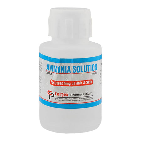 Cortex Pharmaceuticals Ammonia Solution, For Bleaching Of Hair & Skin, 50ml - Main Image
