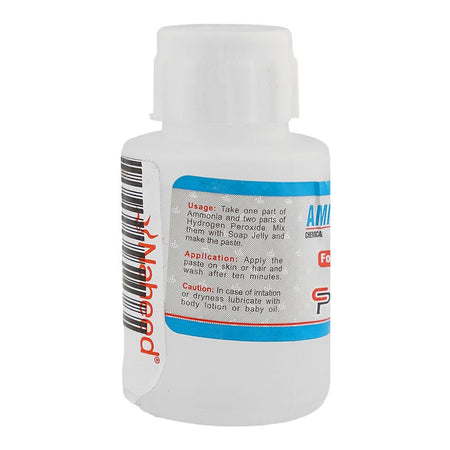 Cortex Pharmaceuticals Ammonia Solution, For Bleaching Of Hair & Skin, 50ml - Image 2
