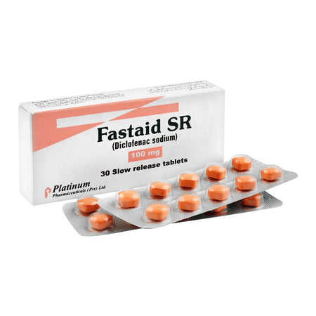 Platinum Pharmaceuticals Fastaid SR Tablet, 100mg, 30-Pack - Main Image