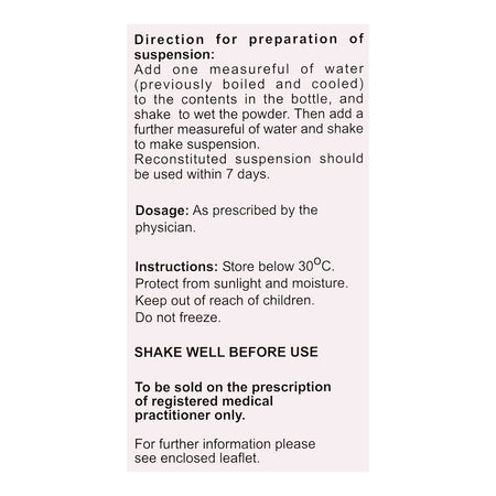 Hilton Pharma Cefim 100mg Suspension, 30ml - Image 5