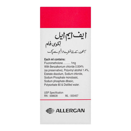 Barrett Hodgson FML Liquifilm Ophthalmic Suspension, 5ml - Image 2