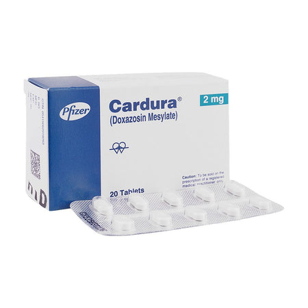 Pfizer Cardura Tablet, 2mg, 20-Pack - Main Image