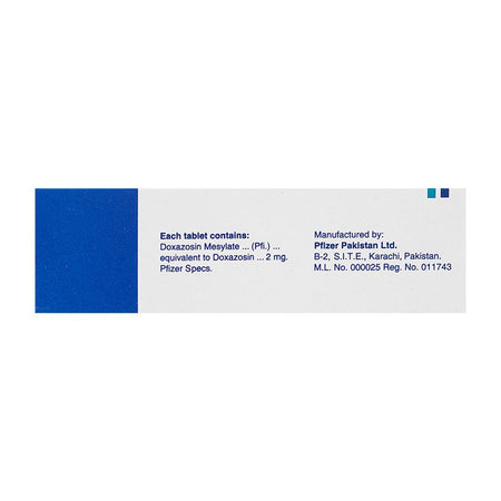 Pfizer Cardura Tablet, 2mg, 20-Pack - Image 4