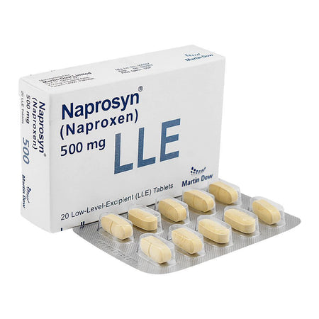 Martin Dow Naprosyn LLE Tablet, 500mg, Box - Main Image
