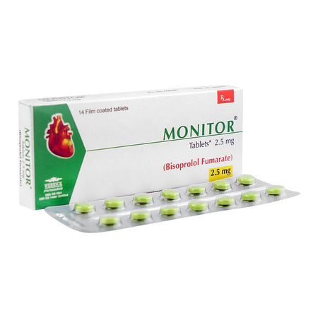 Werrick Pharmaceuticals Monitor Tablet, 2.5mg, 14-Pack - Main Image