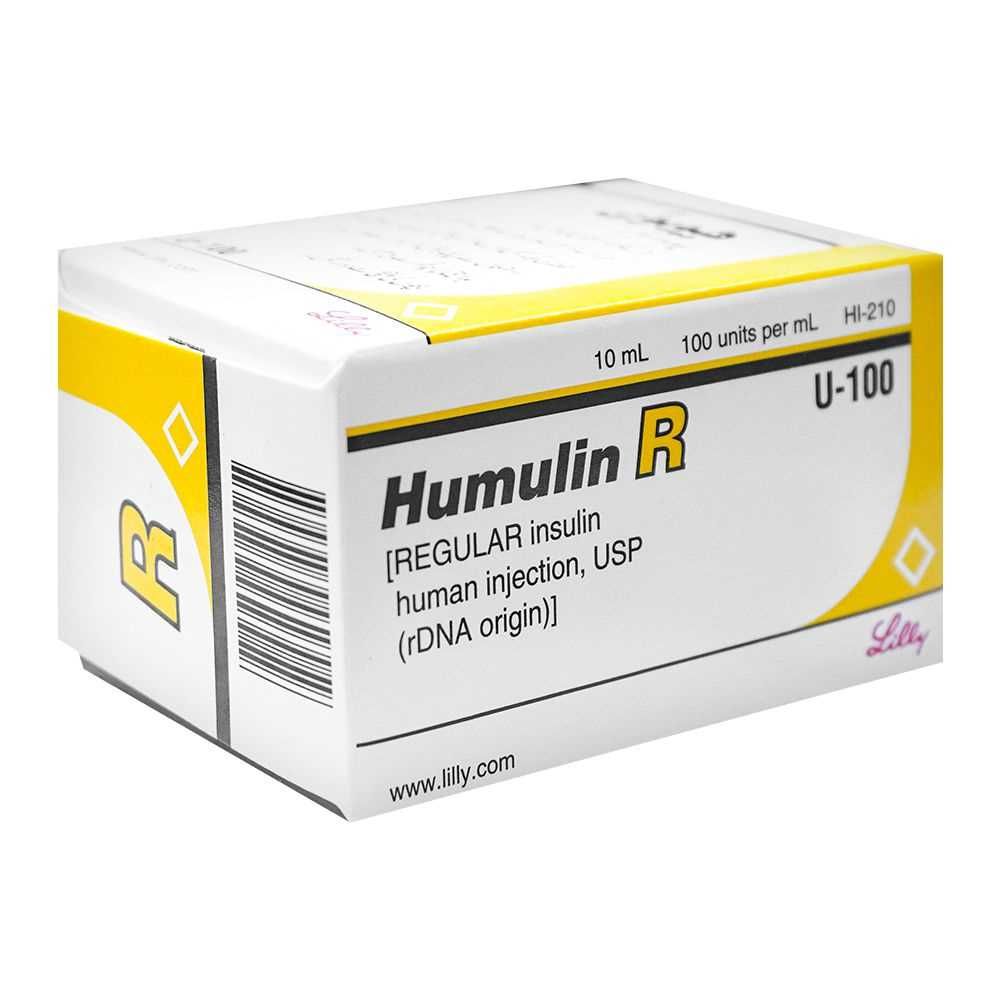 Buy Eli Lilly Humulin R, 10ml Online in Karachi – Shopaholic.pk