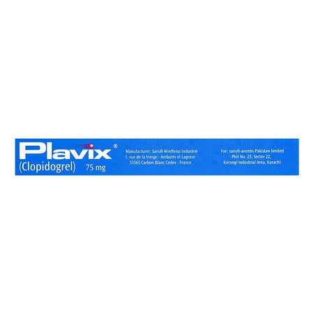 Plavix Tablet, 75mg, 28-Pack - Image 3