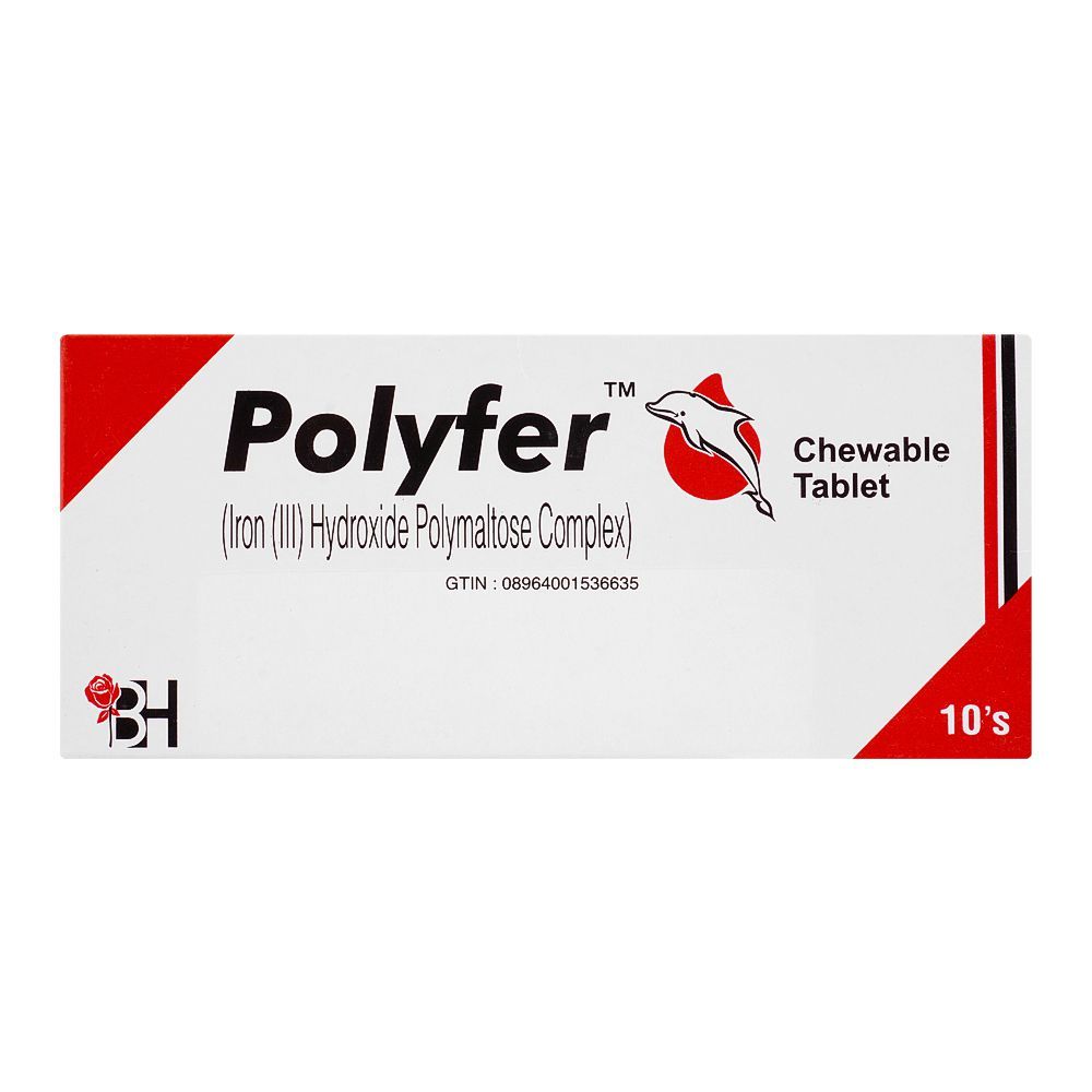 Barrett Hodgson Polyfer Chewable Tablet, 10-Pack - Image 2