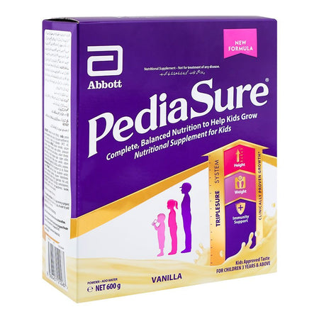Pedia Sure Complete Triplesure System, Vanilla Flavour, For Kids 3 Years & Above, 600g - Main Image