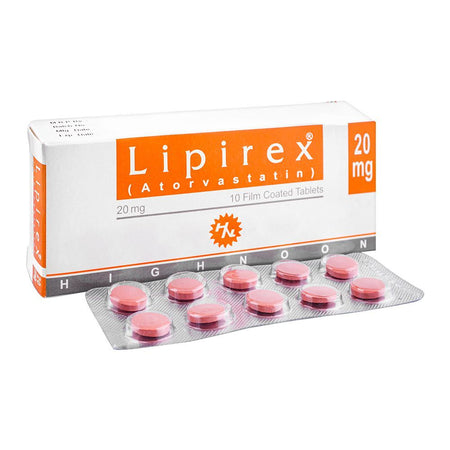 Highnoon Laboratories Lipirex Tablet, 20mg, 10-Pack - Main Image