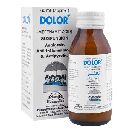 Adamjee Pharmaceuticals Dolor Suspension, 60ml - Main Image