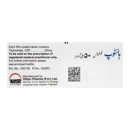Hilton Pharma Hitop Tablet, 50mg, 30-Pack - Image 2