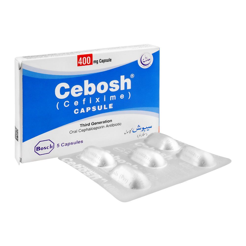 Bosch Pharmaceuticals Cebosh Capsule, 400mg, 5-Pack - Main Image