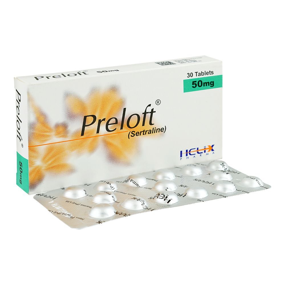 Preloft 50mg Tablets, Box - Main Image