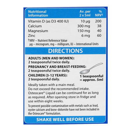 Vitabiotics Osteocare Syrup, 200ml - Image 5