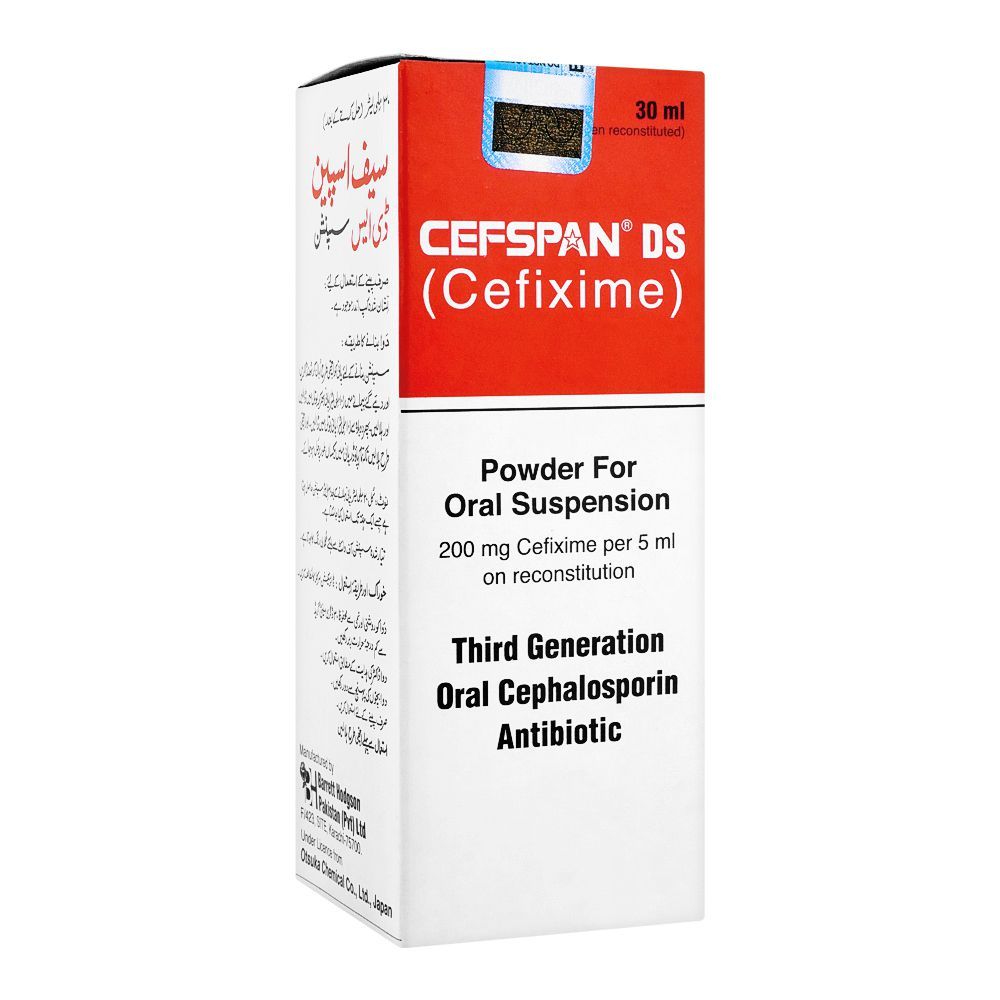 Barrett Hodgson Cefspan DS Syrup, 200mg/5ml, 30ml - Main Image