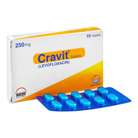 Hilton Pharma Cravit Tablet, 250mg, 10-Pack - Main Image