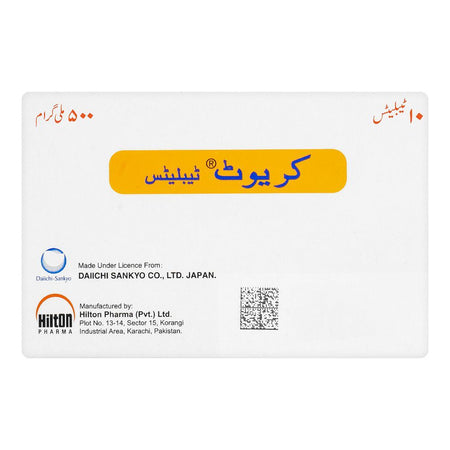 Hilton Pharma Cravit Tablet, 500mg, 10-Pack - Image 2
