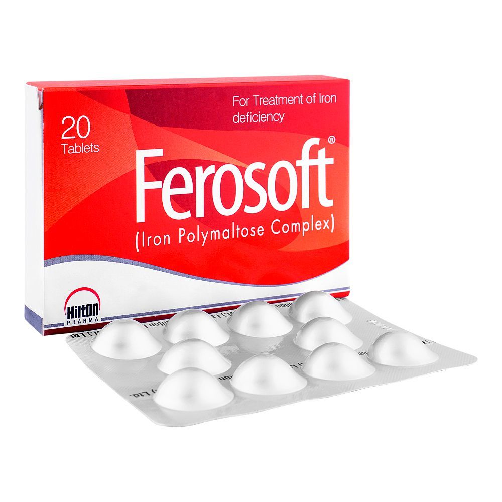 Hilton Pharma Ferosoft Tablet, 20-Pack - Main Image