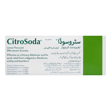 Abbott Citro Soda Sachet, Lemon Flavored - Image 3