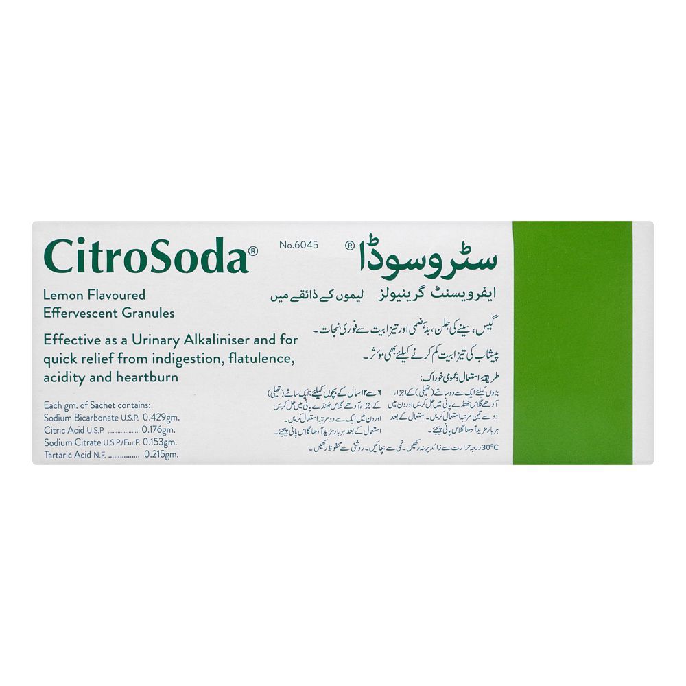 Abbott Citro Soda Sachet, Lemon Flavored - Image 3