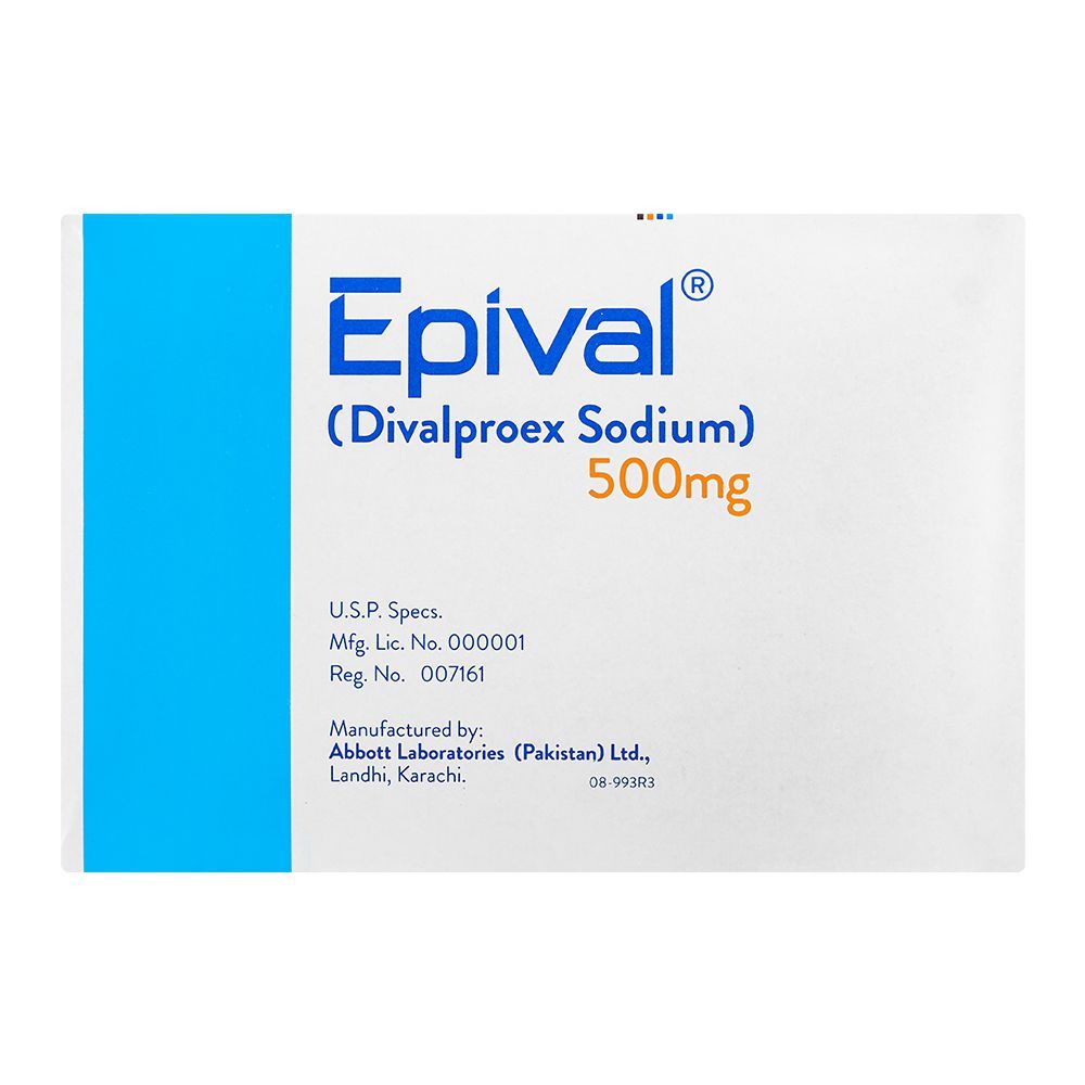 Abbott Epival Tablet, 500mg, 1-Strip - Image 2