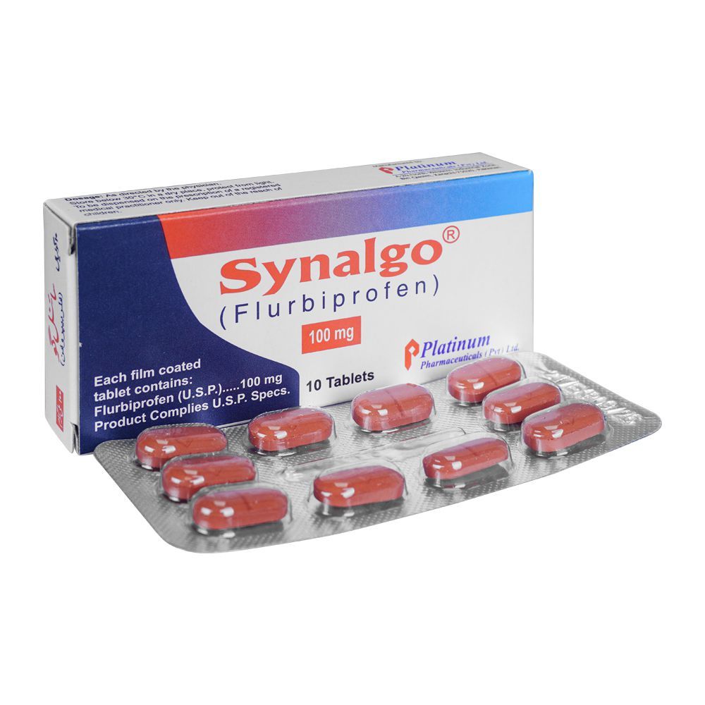 Platinum Pharmaceuticals Synalgo Tablet, 100mg, 10-Pack - Main Image
